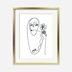 Lulu And Georgia Walls'Flower' Print By Damienne Merlina