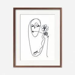 Lulu And Georgia Walls'Flower' Print By Damienne Merlina