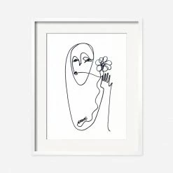 Lulu And Georgia Walls'Flower' Print By Damienne Merlina