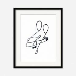 Lulu And Georgia'Love' Print By Damienne Merlina Walls