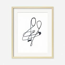 Lulu And Georgia'Love' Print By Damienne Merlina Walls