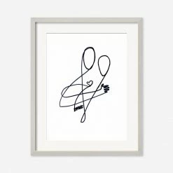 Lulu And Georgia'Love' Print By Damienne Merlina Walls