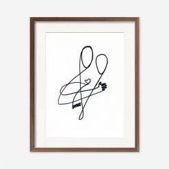 Lulu And Georgia'Love' Print By Damienne Merlina Walls