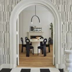 Lulu And Georgia Broken Stripe Wallpaper By Sarah Sherman Samuel