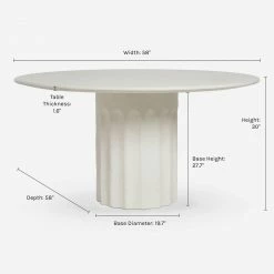 Lulu And Georgia Sarah Sherman Samuel Collection Doric Round Dining Table By Sarah Sherman Samuel