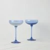 Lulu And Georgia Curved + Rounded Estelle Champagne Coupes (Set Of 2)