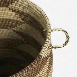 Lulu And Georgia Expedition Subsahara Astou Storage Basket Earth Tones