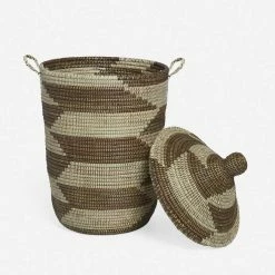 Lulu And Georgia Expedition Subsahara Astou Storage Basket Earth Tones