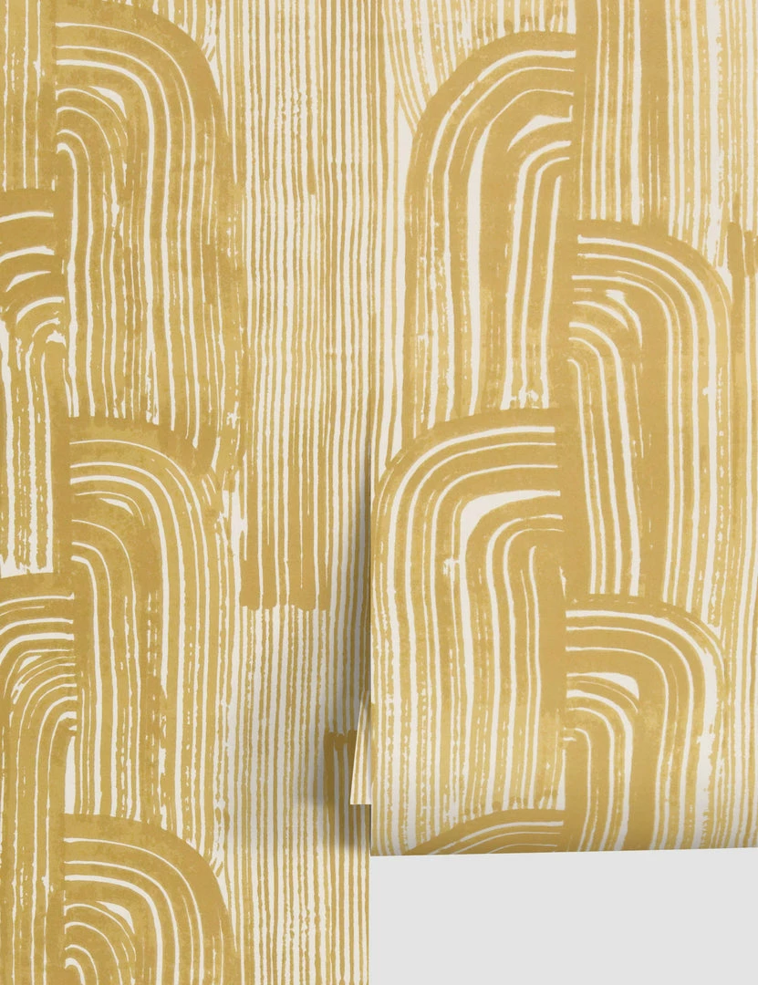 Lulu And Georgia Crescent Wallpaper By Kelly Wearstler