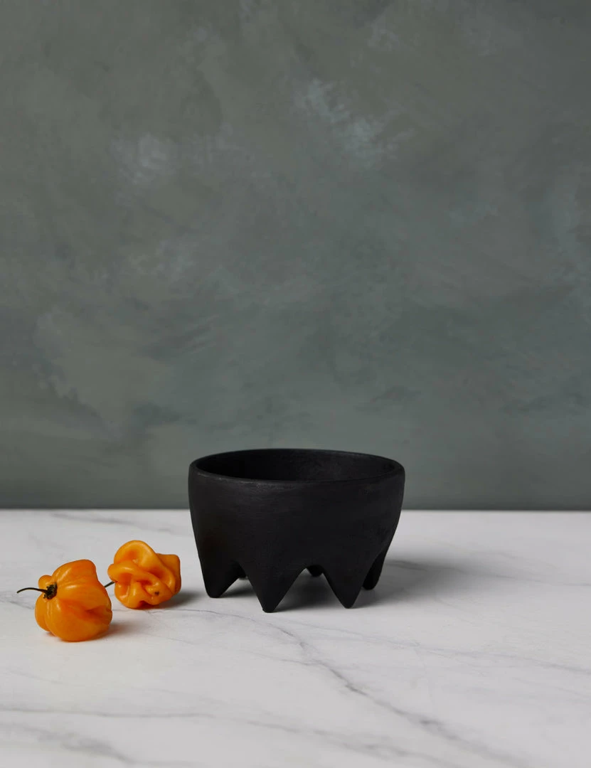 Lulu And Georgia Alyson Fox Cast Iron Footed Bowl By Hawkins New York