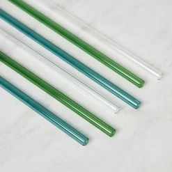 Lulu And Georgia Kitchen + Dining Hawkins New York Essential Glass Straws (Set Of 12)