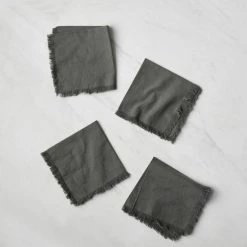 Lulu And Georgia Hawkins New York Essential Cotton Cocktail Napkins (Set Of 4)