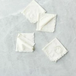 Lulu And Georgia Hawkins New York Essential Cotton Cocktail Napkins (Set Of 4)