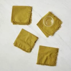 Lulu And Georgia Hawkins New York Essential Cotton Cocktail Napkins (Set Of 4)