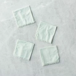 Lulu And Georgia Hawkins New York Essential Cotton Cocktail Napkins (Set Of 4)