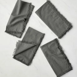 Lulu And Georgia Hawkins New York Essential Cotton Dinner Napkins (Set Of 4)