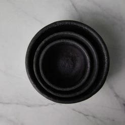 Lulu And Georgia Simple Cast Iron Bowls (Set Of 3) By Hawkins New York