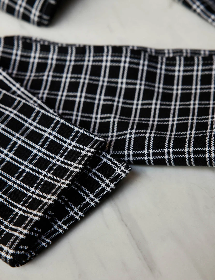 Lulu And Georgia Harrison Plaid Napkins (Set Of 4) By Heather Taylor Home Kitchen + Dining