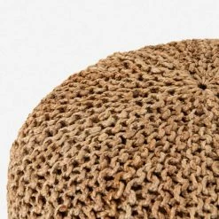 Lulu And Georgia Bartholomew Pouf Curved + Rounded