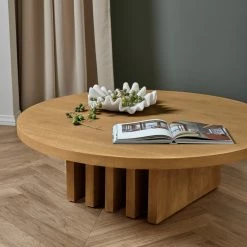 Lulu And Georgia Pentwater Round Coffee Table By Sarah Sherman Samuel Sarah Sherman Samuel Collection