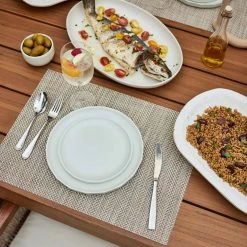 Lulu And Georgia Alfresco Bamboo Dinner Plates (Set Of 4)