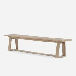 Lulu And Georgia Zed Indoor / Outdoor Dining Bench Outdoor Collection