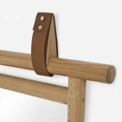 Lulu And Georgia Kendyl Leather Strap Mirror