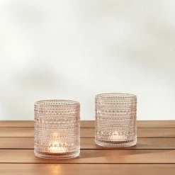 Lulu And Georgia Kerri Indoor / Outdoor Candleholder (Set Of 2)