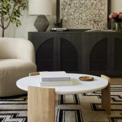 Lulu And Georgia Whilem Round Coffee Table New