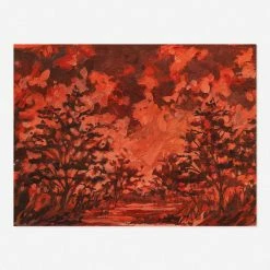 Lulu And Georgia'RED Xxv' Print By Laurel-Dawn Latshaw Walls