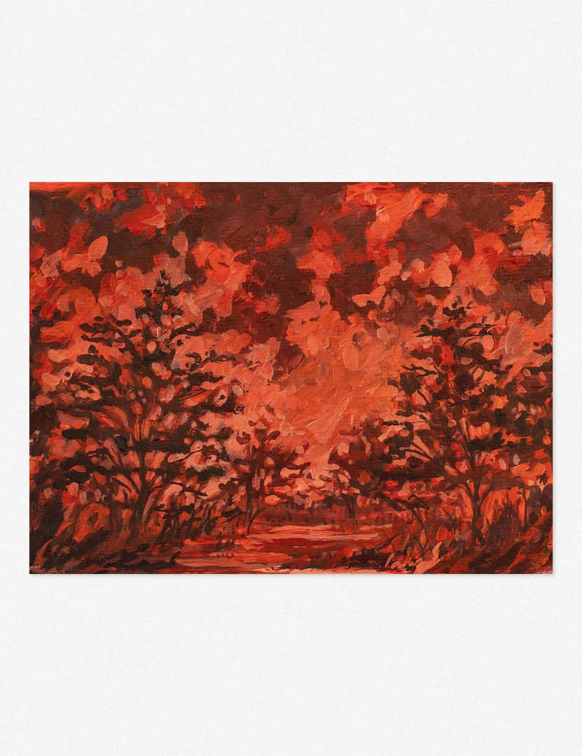 Lulu And Georgia 'RED Xxv' Print By Laurel-Dawn Latshaw Walls