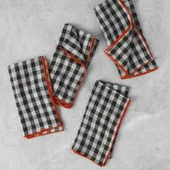 Lulu And Georgia Kitchen + Dining MADRE Linen Napkins (Set Of 4)