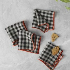 Lulu And Georgia Kitchen + Dining MADRE Linen Napkins (Set Of 4)