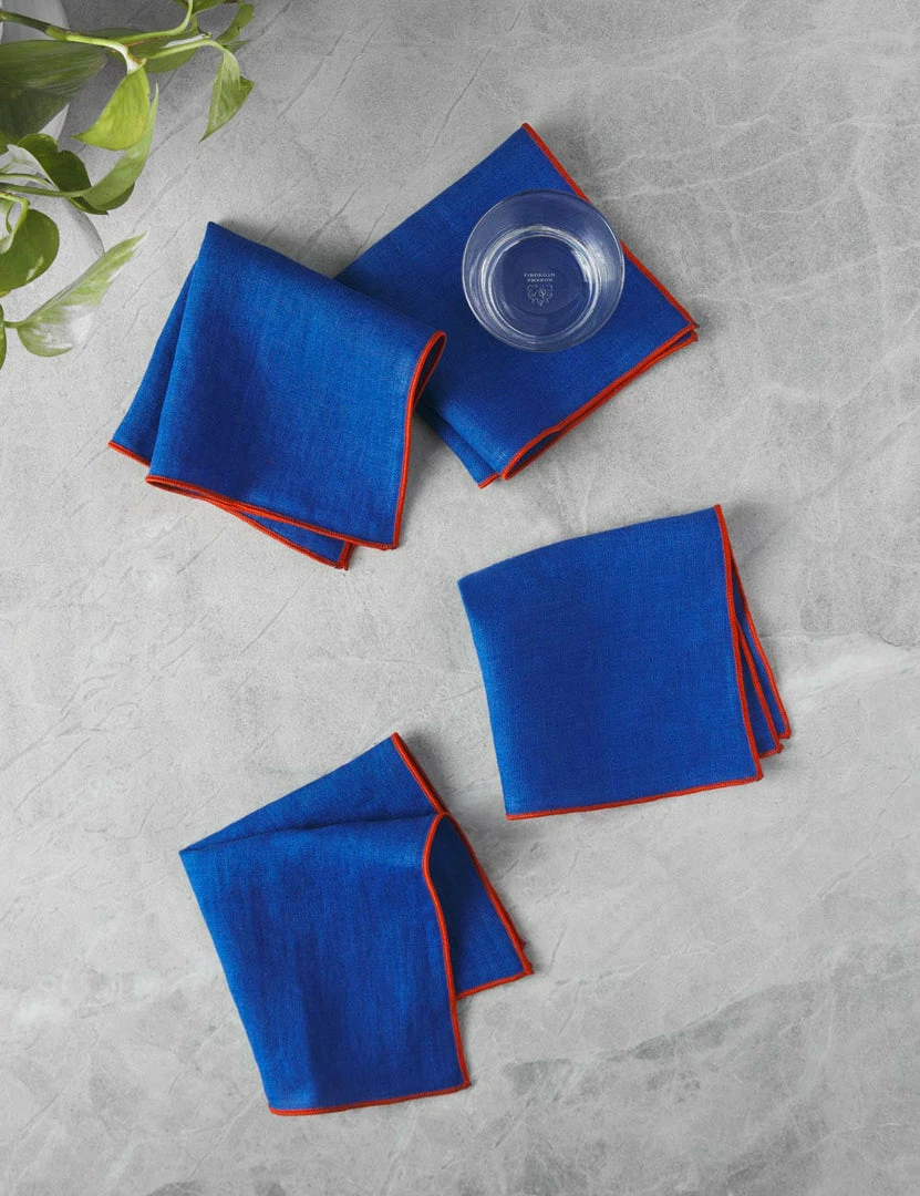 Lulu And Georgia Kitchen + Dining MADRE Linen Napkins (Set Of 4)
