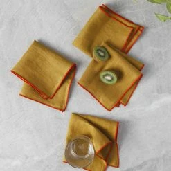 Lulu And Georgia Kitchen + Dining MADRE Linen Napkins (Set Of 4)