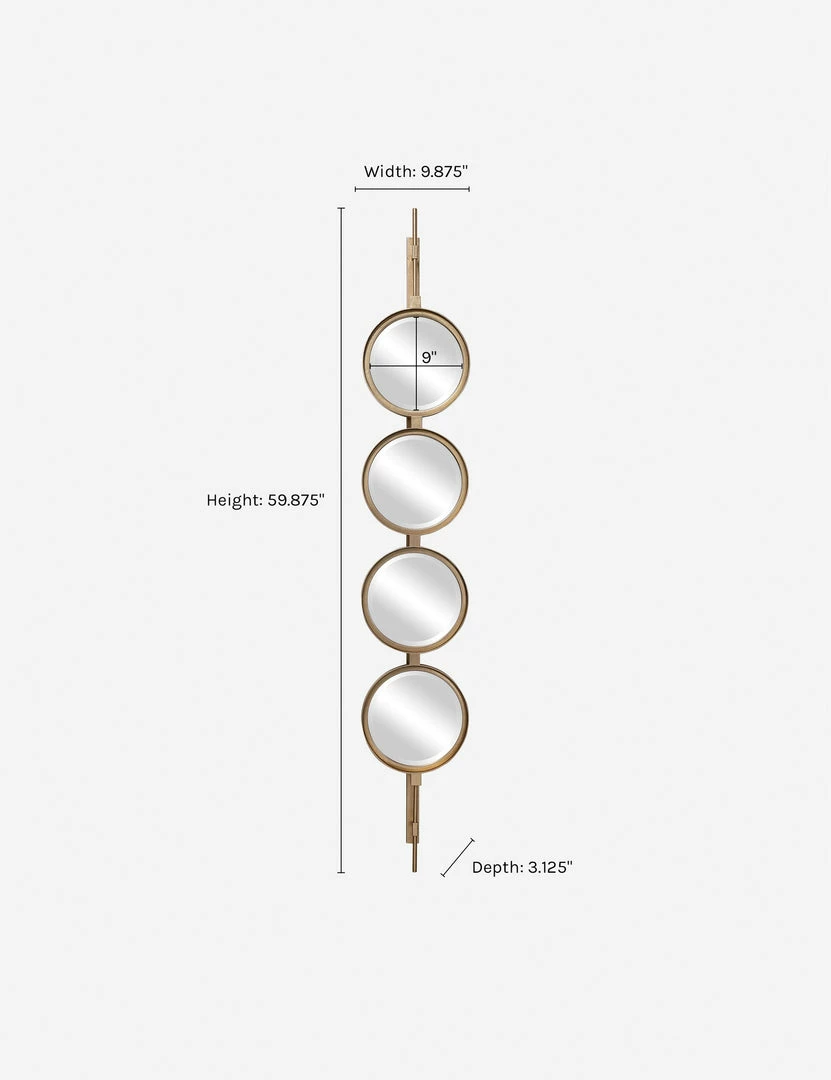 Lulu And Georgia Iota Mirror Sculptural