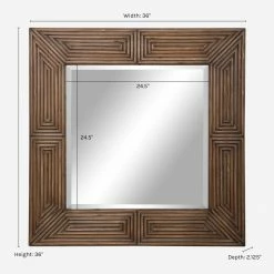 Lulu And Georgia Earth Tones Eleanora Mirror