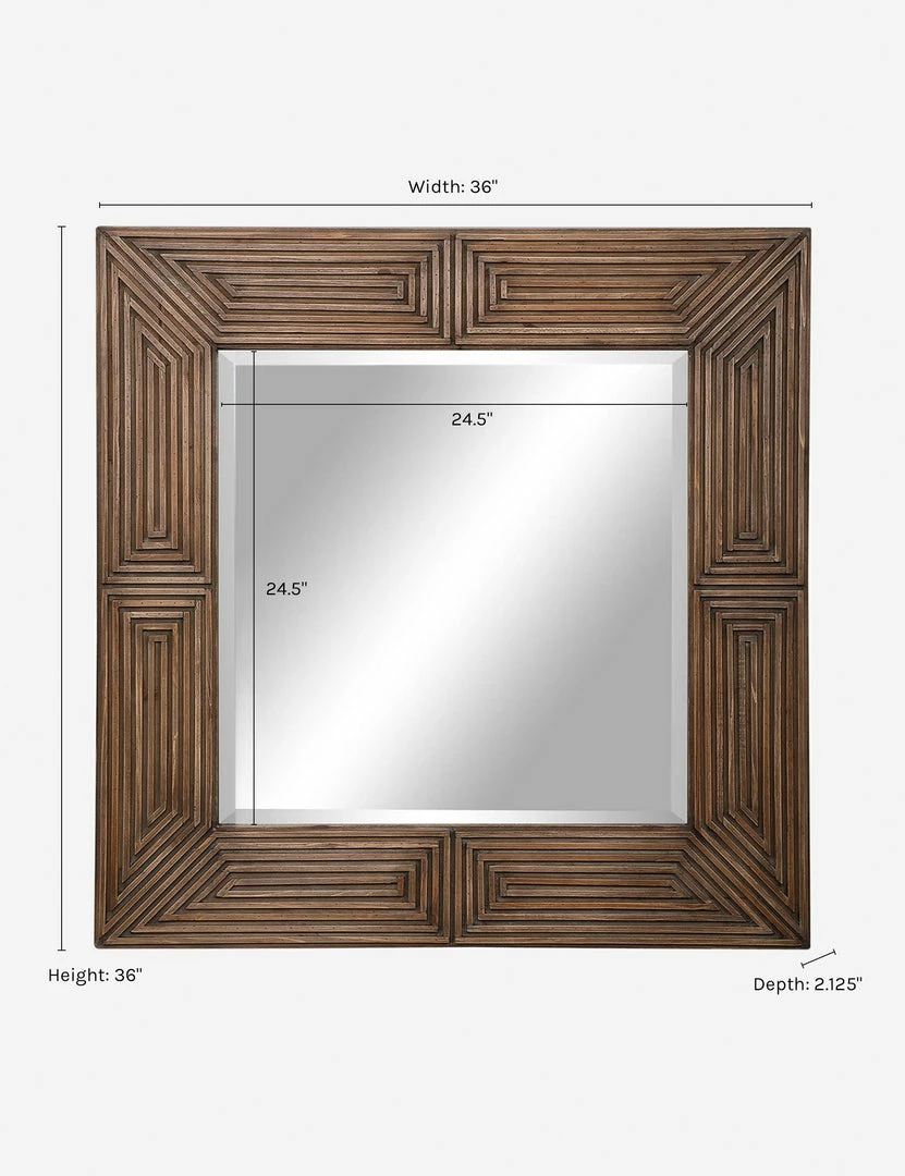 Lulu And Georgia Earth Tones Eleanora Mirror