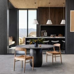 Lulu And Georgia Maroko Round Dining Table Organic Harmony Collection