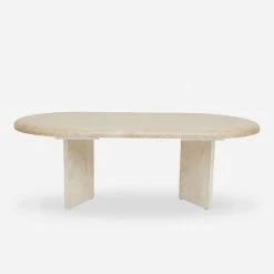 Lulu And Georgia Marin Oval Coffee Table Curved + Rounded