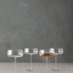 Lulu And Georgia New Metropolitan Champagne Saucers (Set Of 4) By LSA International