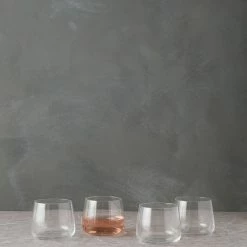 Lulu And Georgia New Metropolitan Stemless Wine Glasses (Set Of 4) By LSA International