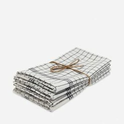 Lulu And Georgia Kitchen + Dining French Lattice Napkins (Set Of 4) By Heather Taylor Home