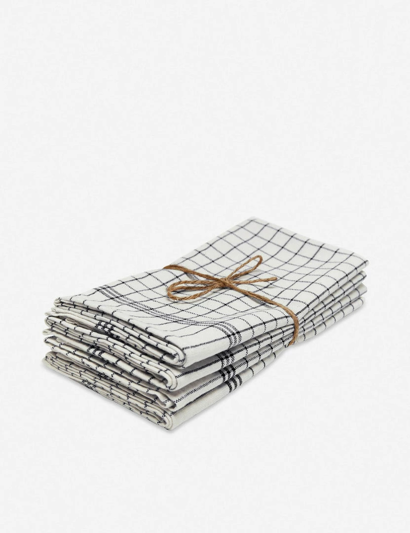 Lulu And Georgia Kitchen + Dining French Lattice Napkins (Set Of 4) By Heather Taylor Home