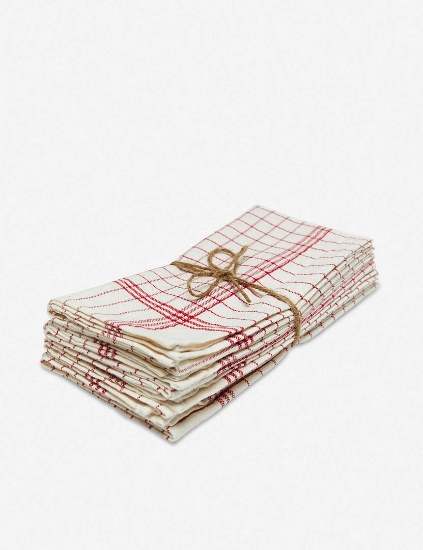 Lulu And Georgia Kitchen + Dining French Lattice Napkins (Set Of 4) By Heather Taylor Home