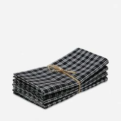 Lulu And Georgia Harrison Plaid Napkins (Set Of 4) By Heather Taylor Home Kitchen + Dining