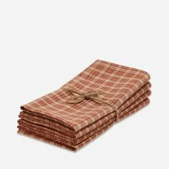 Lulu And Georgia Katherine Plaid Napkins (Set Of 4) By Heather Taylor Home