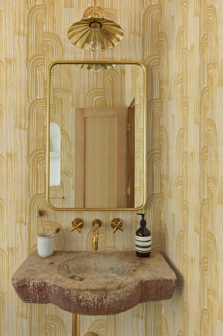 Lulu And Georgia Crescent Wallpaper By Kelly Wearstler