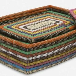 Lulu And Georgia Olie Lidded Baskets (Set Of 2) By Expedition Subsahara