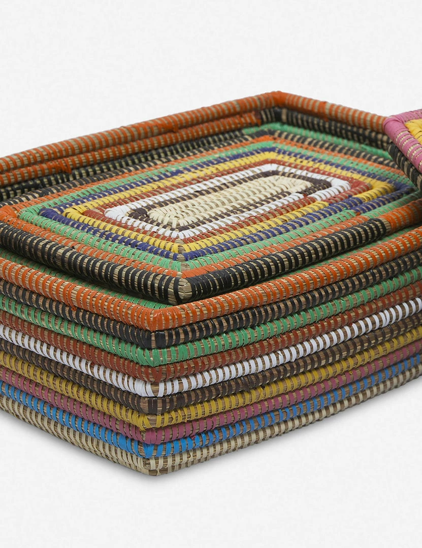 Lulu And Georgia Olie Lidded Baskets (Set Of 2) By Expedition Subsahara